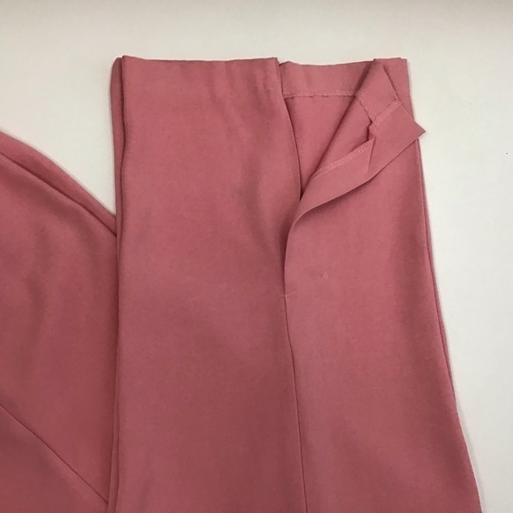 Soft Pink Autres Filles straight leg trousers size Med see measurements. NWT - Picture 4 of 12